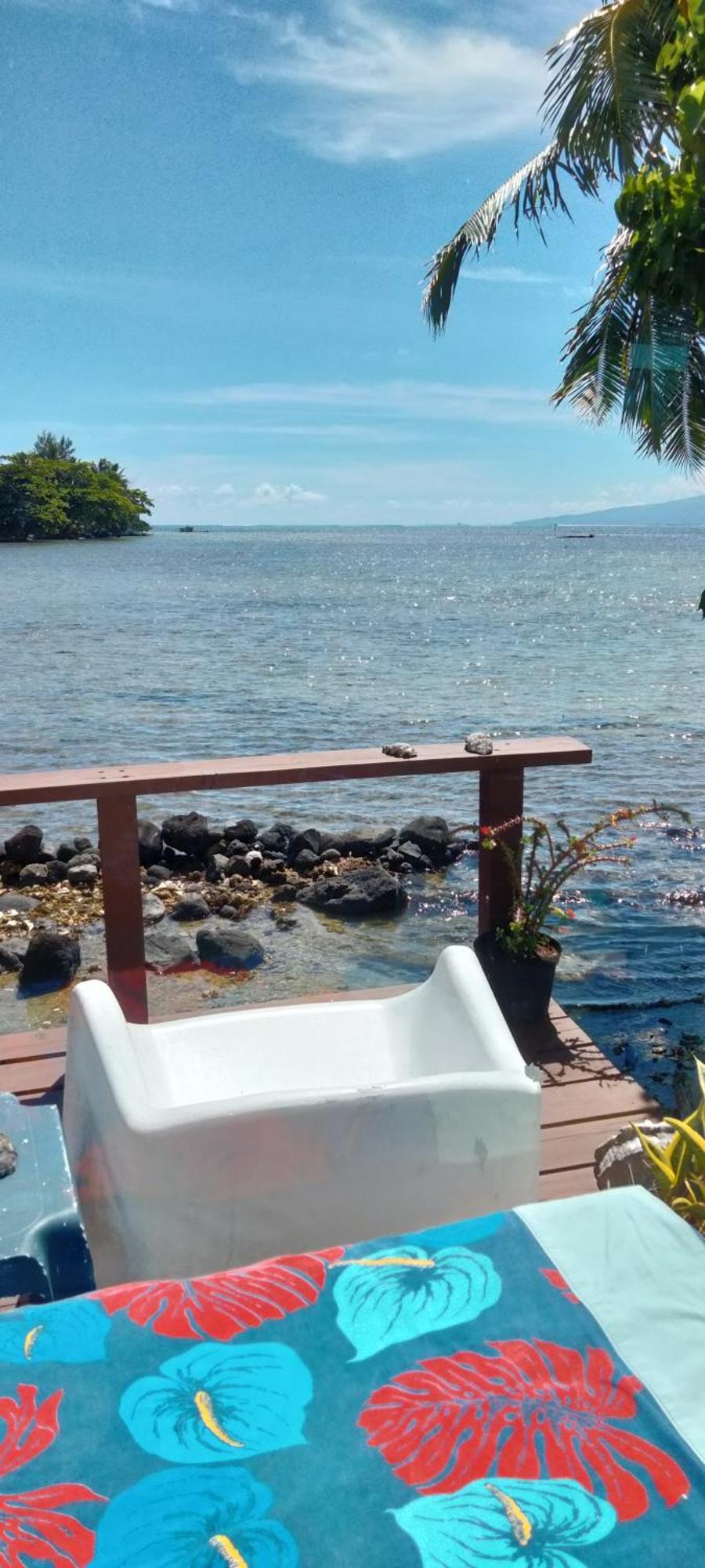 Bungalow Vue Lagon 180 Degre, La Maison Bleue Муреа Екстериор снимка