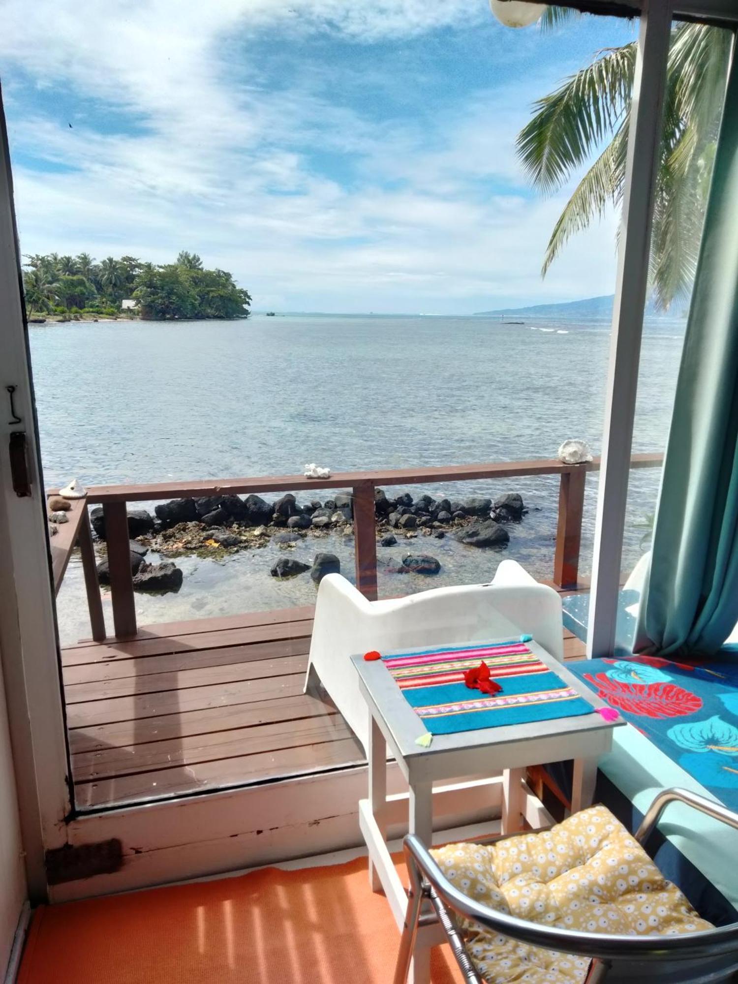 Bungalow Vue Lagon 180 Degre, La Maison Bleue Муреа Екстериор снимка